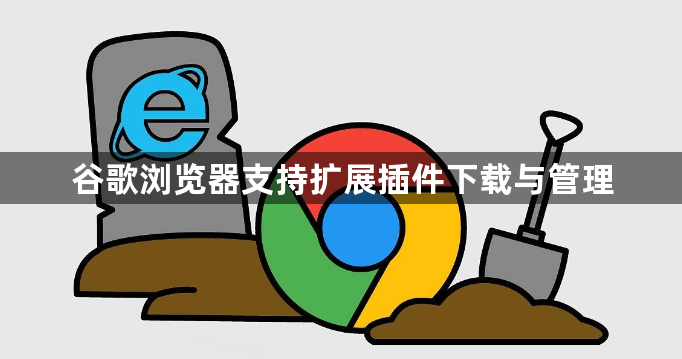 谷歌浏览器支持扩展插件下载与管理1