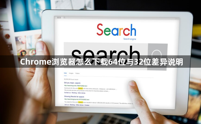 Chrome浏览器怎么下载64位与32位差异说明1