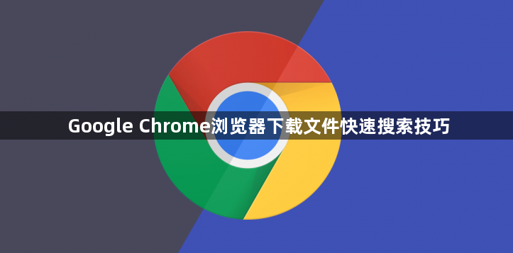 Google Chrome浏览器下载文件快速搜索技巧1