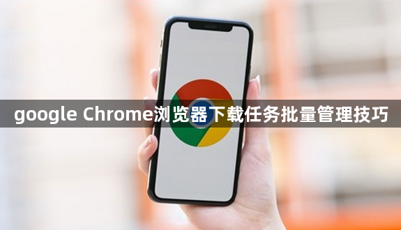 google Chrome浏览器下载任务批量管理技巧1
