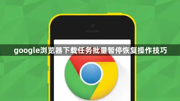 google浏览器下载任务批量暂停恢复操作技巧1