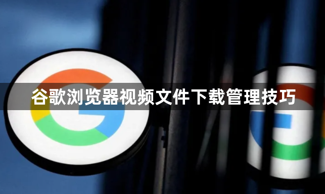 谷歌浏览器视频文件下载管理技巧1