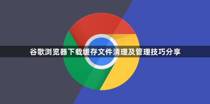 谷歌浏览器下载缓存文件清理及管理技巧分享1