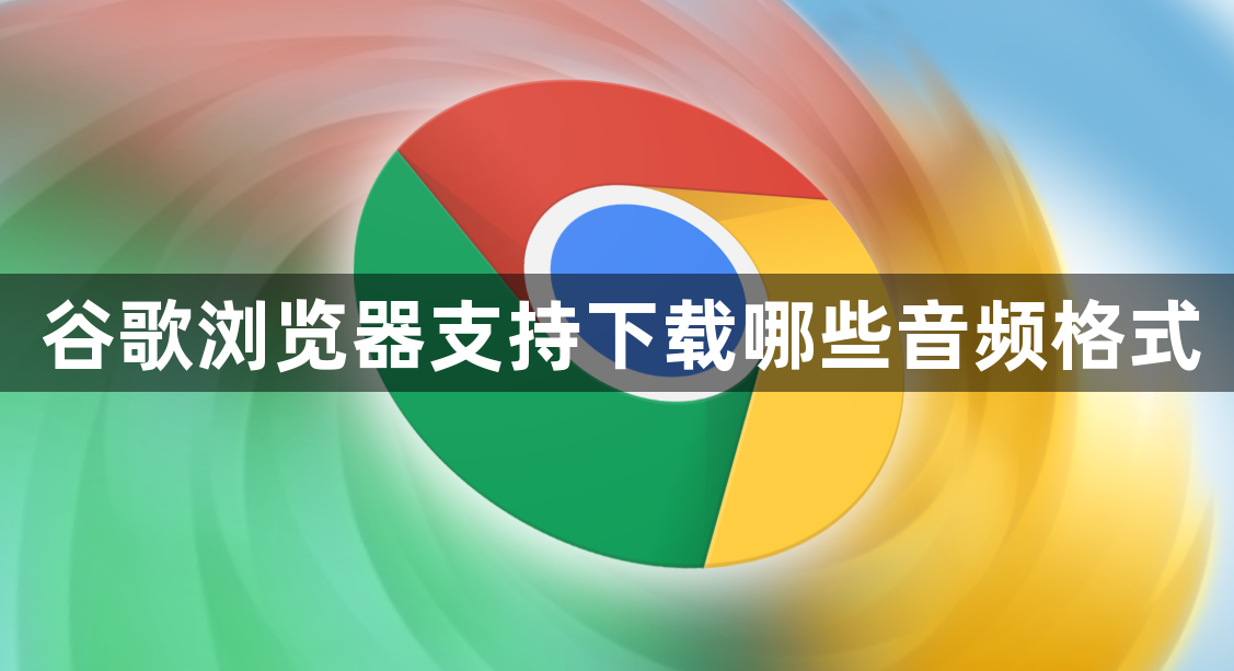 谷歌浏览器支持下载哪些音频格式1