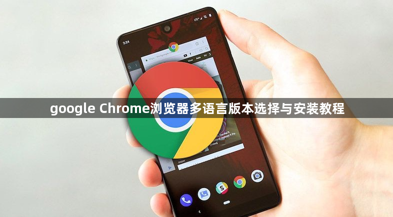 google Chrome浏览器多语言版本选择与安装教程1
