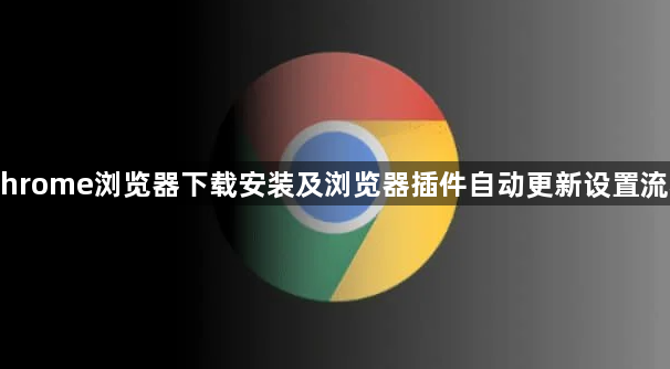 Chrome浏览器下载安装及浏览器插件自动更新设置流程1