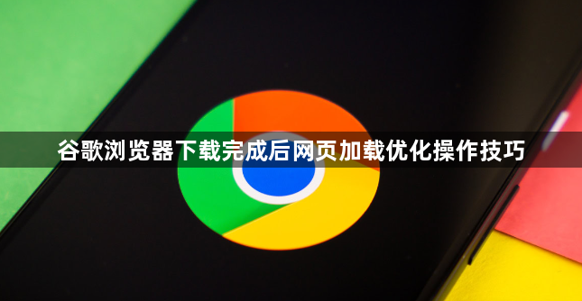 谷歌浏览器下载完成后网页加载优化操作技巧1