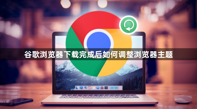 谷歌浏览器下载完成后如何调整浏览器主题1